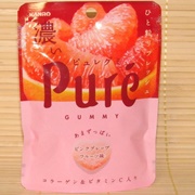 Kanro Pure Pink Grapefruit Gummy