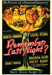 Remember Last Night? (1935)