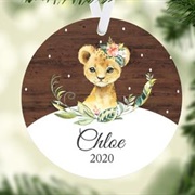 Baby Lion Ornament