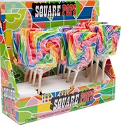 Wild West Pops Square Rainbow Swirl