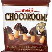 Meiji Chocorooms Sweet &amp; Crispy