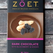 Zoet Blackberry &amp; Ginger Dark Chocolate