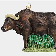 African Buffalo Ornament