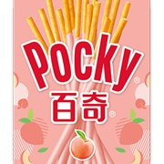 Pocky Peach Cream