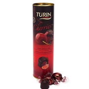 Turin Brandy-Filled Dark Chocolate Cherries