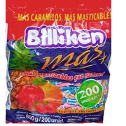 Billiken Mas Caramelos Frutal