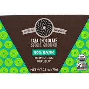 Taza Stone Ground Dominican Republic 80% Dark Chocolate