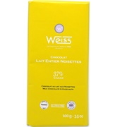 Weiss Chocolat Lait Entier Noisettes 37%