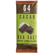 64 Percent Cacao Sea Salt Dark Chocolate Bar