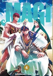 Magi: The Labyrinth of Magic Volume 4 (Shinobu Ohtaka)