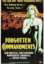 Forgotten Commandments (1932)