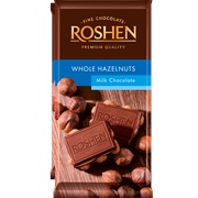 Roshen Whole Hazelnuts Milk Chocolate