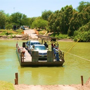 Los Ebanos Ferry