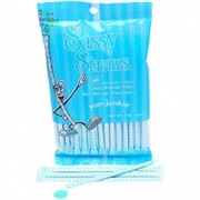 Sassy Straws Raspberry Candy Powder