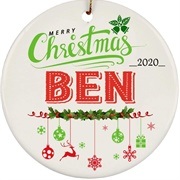 Ben Ornament