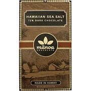 Manoa Hawaiian Sea Salt 72% Dark Chocolate