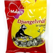 Malaco Djungelvral Salty Licorice