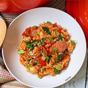 Chicken and Sausage Risotto