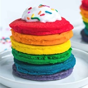 Rainbow Pancakes