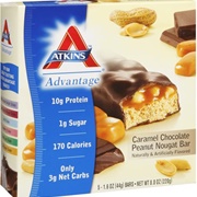 Atkins Caramel Chocolate Peanut Nougat Bar