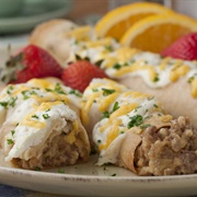 Beef Sausage Crepe