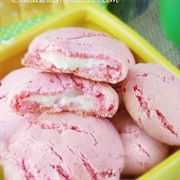 Strawberry Pudding Cheesecake Cookies