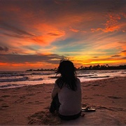 Watch the Sunset From a Beach