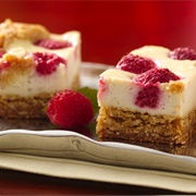 Yogurt Raspberry Cheesecake Bars