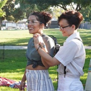 Alicia Sixtos and Bex Taylor-Klaus