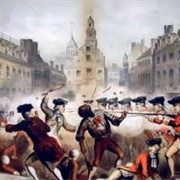 5 March, the Boston Massacre 1770