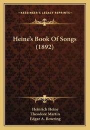 Heine&#39;s Book of Songs (Heinrich Heine)