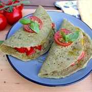 Avocado Basil Crepe