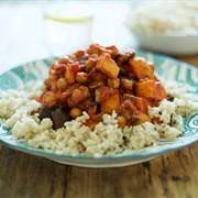 Aubergine Chickpea Tikka Masala