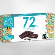 Belvas 72% Dark Chocolate Tablet