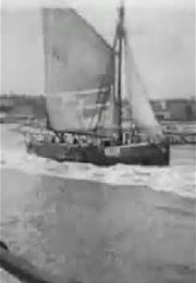 Yarmouth Fishing Boats Leaving Harbour (1896)