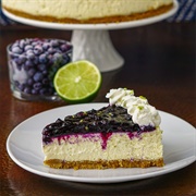 Blueberry Lime Cheesecake