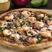 Barbecue Shrimp Pizza