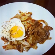 Fried Eggs and Beef