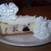 The Cheesecake Factory Wild Blueberry White Chocolate Cheesecake