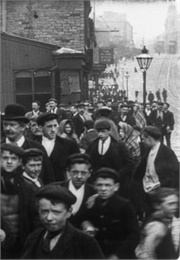 Messrs Lumb and Co Leaving the Works, Huddersfield (1900)