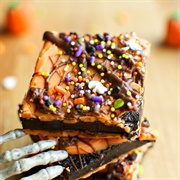 Halloween Oreo Truffle Bark