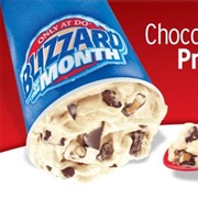 Choco Covered Pretzel Blizzard