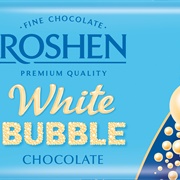 Roshen White Bubble Chocolate