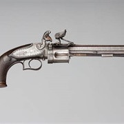 Elisha Collier Invents the Flintlock Revolver 1814