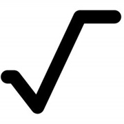 Modern Square Root Symbol 1525