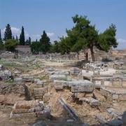 Ancient Corinth Market
