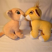 Kissing Simba and Nala Toy