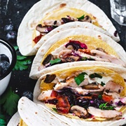 Blueberry Sauce Tacos