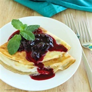 Blueberry Lemon Crepe