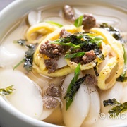 Glutinous Rice Cake Soup